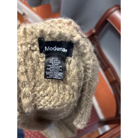 Modena Infinity Scarf Beige - Picture 2 of 2